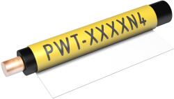 Partex PWT2316055D4SM körbetekerhető címkék 23 x 55 mm, sárga, 2400 db, tekercs (PWT2316055D4SM)