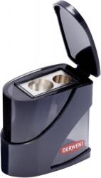 Derwent Ascutitoare Professional, metalica, manuala, duala, cu rezervor, negru, Derwent 2306123