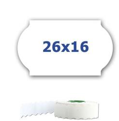 CDRmarket Árcímkék címkéző fogóhoz, 26 mm x 16 mm, 700 db, fehér (ETRL-26x16-white)
