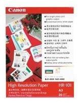 Canon High Resolution Paper HR-101 1033A006, 106 g/m2, A3, 20 db, speciálisan simított, fehér, fotópapír (1033A006)