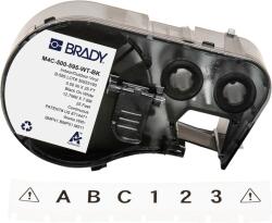 Brady M4C-500-461 / 170765, 12, 70 mm x 7, 62 m, poliészter, fekete nyomtatás / fehér háttér (170765)