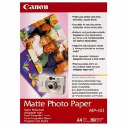 Canon Matte Photo Paper MP-101 7981A005, 170 g/m2, A4, 50 db, matt, tintasugaras, fehér, fotópapír (7981A005)