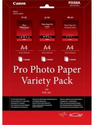 Canon Photo Paper Pro Variety Pack PVP-201 6211B021, A4, 15 db, fehér, fotópapír (6211B021)