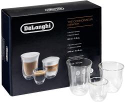 De'Longhi Set 6 Termoglasuri DeLonghi DLSC302, Borosilikat, 1 litru, Transparent (72118650)