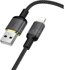 hoco. X128 adatkábel (USB - lightning, 2.4A, gyorstöltő, 100cm) FEKETE (HOCO_X128_USB_C) (HOCO_X128_USB_C)