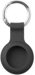 Tactical AIRTAG BEAM SILICONE силиконов калъф с ключодържател и карабинер, ЧЕРЕН за Apple AirTag (57983104013)