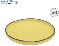 Heinner Set Farfurii Desert Heinner HR-WDF-M20D6 | Ceramica, 20cm, 6 Piese, Medeea (HR-WDF-M20D6)