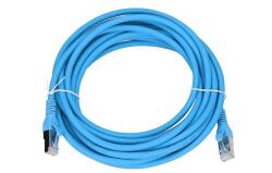 Extralink Patchcord Extralink EX. 6587, S/FTP, Cat6a, 5m, Blue (EX.6587) - flax