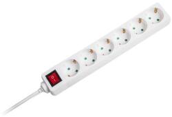 V-TAC Prelungitor 6 Cai Cu Intrerupator 1.5m( 3g1.5mm2) Alb (sku-8768)