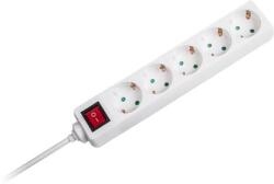 V-TAC Prelungitor 5 Cai Cu Intrerupator 5m( 3g1.5mm2) Alb (sku-8767)