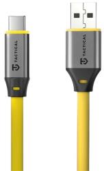 Tactical Cablu de date TACTICAL FAT MAN 2.0 USB - Type-C, 100 cm, GALBEN LĂMÂIE 57983127952 (57983127952)