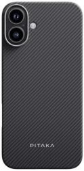 PITAKA Husa Pitaka MagEZ 5 KI1601MA | 600D, MagSafe, iPhone 16 Plus, Negru/Gri (KI1601MA)