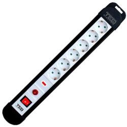 KEMOT - Prelungitor Protectie 3x1.5mm2 6 Prize 1.5M | PS-TED6-1.5 (PS-TED6-1.5)