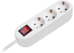 Lechpol Prelungitor 3x1.5mm 3 Prize 2m Intrerupator (ps-3x2s)