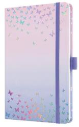 Sigel Agendă, format A5, săptămânală, 2027, copertă tare, SIGEL „Jolie, Butterfly Confetti Candy (7J347)