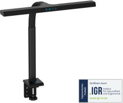 Digitus DA-90490 Lampa de birou cu LED, 1025 lm, 7 W, 50 cm, negru