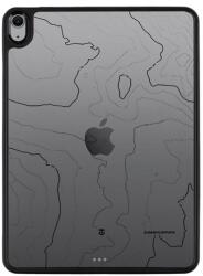 Tactical IPAD Air 11 (2025) / Air 11 (2024) HUSĂ DE PROTECȚIE DIN SILICON TACTICAL WARTHOG, rezistentă la șocuri, cu model topografic, NEGRU (57983126742)