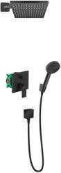 Hansgrohe Vernis Shape set de duș ascuns cu duș de ploaie negru 88002344 (88002344)