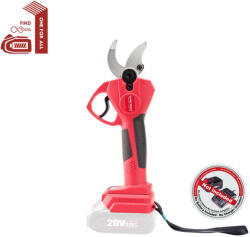 WORCRAFT Akkumulátoros metszőolló, Worcraft CSC-S20LiCP ShareSYS, piros/fekete, 20 V Li-Ion, maximum 30 mm vastagság, akkumulátor és töltő nélkül (TC2340116)