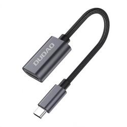 Dudao L15T USB Type-C Átalakító OTG Sötétszürke GP-193547 (GP-193547)