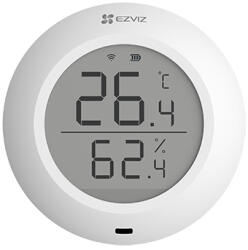 Ezviz Senzor de temperatura si umiditate Smart Home EZVIZ cu afisaj 1.8 inch, ZigBee 2.4 GHz, CS-T51C (CS-T51C)