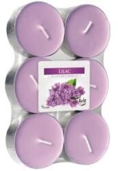 BISPOL Lumanare Pastila, 8 Ore, Bispol, Parfum Liliac, 6 Bucati (LCA-P35-6-38)