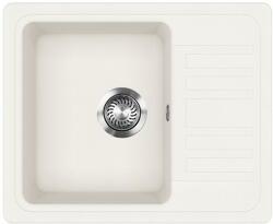 Evido HOME 45 S Compact gránit mosogató, 575 x 460 mm, fehér (442207) - konyhanet