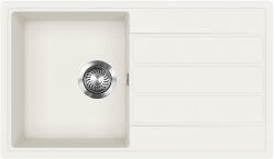 Evido EASY 45 S gránit mosogató, 760 x 440 mm, fehér (442208) - konyhanet