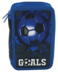 KOH-I-NOOR Penar Triplu Goals, 21 x 14 x 6 cm, pentru Baieti, Multicolor, Poliester (KH-U2528) Penar