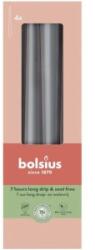 Bolsius Lumanari Conice, Bolsius, 4 Ore, Gri Inchis, 4 Bucati (LCA-COBN-04-31)