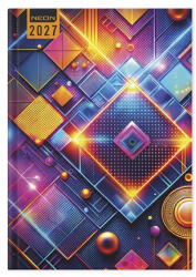 pd Calendar Határidőnapló Period Neon B/6 heti Square papír 2027
