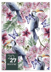 pd Calendar Határidőnapló Period Botanic B/6 heti Tucan papír 2027