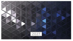 PD Calendar Naptár Tűzött mini zseb fekvő Blue 2027