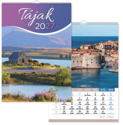 PD Calendar Naptár fali pd Tájak 21x30 cm 2027