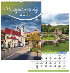 PD Calendar Naptár fali pd Magyarország 30x42 cm 2027