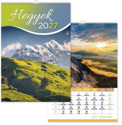 PD Calendar Naptár fali pd Hegyek 21x30 cm 2027