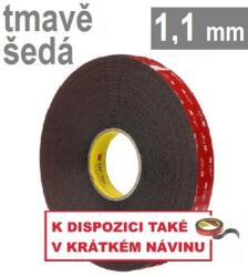 3M VHB 4611, grosime 1, 1 mm; bandă adezivă dublu-față gri închis 19 mm x 33 m (7000072164)