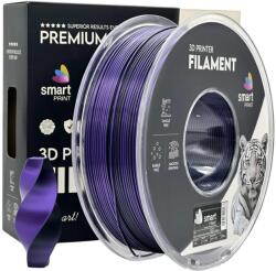 Smart Print FG-S102-E1, filament 3D, PLA Silk, 1, 75mm, 1000g, Dual Color, Multicolor (Negru, Mov) (FG-S102-E1)