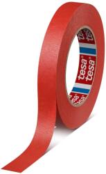 tesa 4328, bandă de mascare din hârtie creponată roșie, 19 mm x 50 m (04328-00048-00)