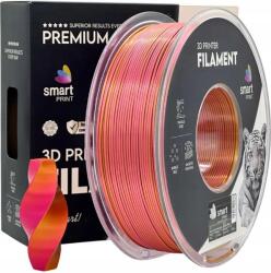 Smart Print FG-S99-E1, filament 3D, PLA Silk, 1, 75 mm, 1000 g, Dual Color, Multicolor (Roz, Auriu) (FG-S99-E1)