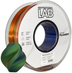 Professional Lab FG-P106-E1, filament 3D, PLA Silk, 1, 75mm, 1000g, Tri Color, Multicolor (Orange, Blue, Green) (FG-P106-E1)