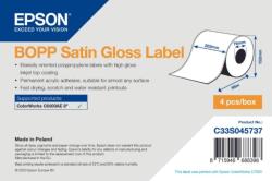 Epson C33S045737 BOPP Satin Gloss, pentru ColorWorks, 203 mm x 68 m, etichete autoadezive albe (C33S045737)