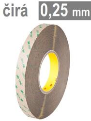 3M VHB 9473, grosime 0, 25 mm, bandă adezivă dublu-față transparentă subțire fără suport 25 mm x 55 m (7100029176)