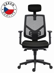 Powerton ERGO TINA Scaun ergonomic de birou, Negru (WPCHTIN-B)