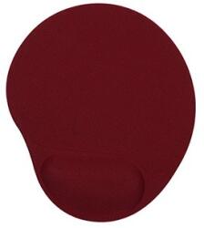 Powerton ERGO PALMA Suport pentru mouse cu gel, roșu vișiniu (WPEPE4-R) Mouse pad