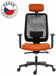 Powerton ERGO LUCIE Scaun ergonomic de birou, Portocaliu (WPCHLUC-O)