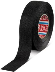 tesa 51608, bandă fleece PET neagră, 19 mm x 25 m, 96 role în cutie (51608-00001-00)