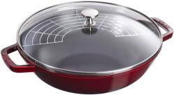 Staub Wok 30 cm, grenadină, fontă, Staub (ST1312987)