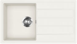 Evido EASY 45 S gránit mosogató, 760 x 440 mm, fehér (442208) - watermarkt