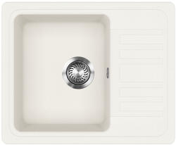 Evido HOME 45 S Compact gránit mosogató, 575 x 460 mm, fehér (EC442207)